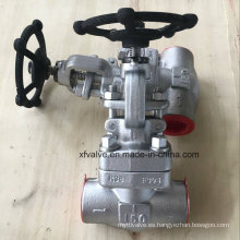 API602 Hilo de acero inoxidable forjado F304L F316L Hilo NPT Globe Valve